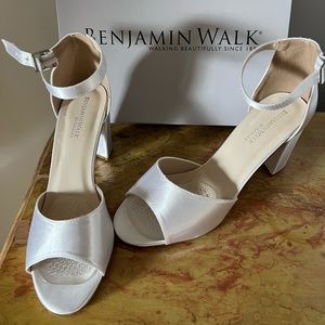 Benjamin Walk White Heels
